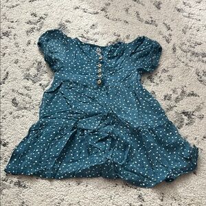 Blue Polka Dot Dress